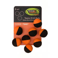 Насадка для зиг рига Texno EVA Balls black/orange 10 mm