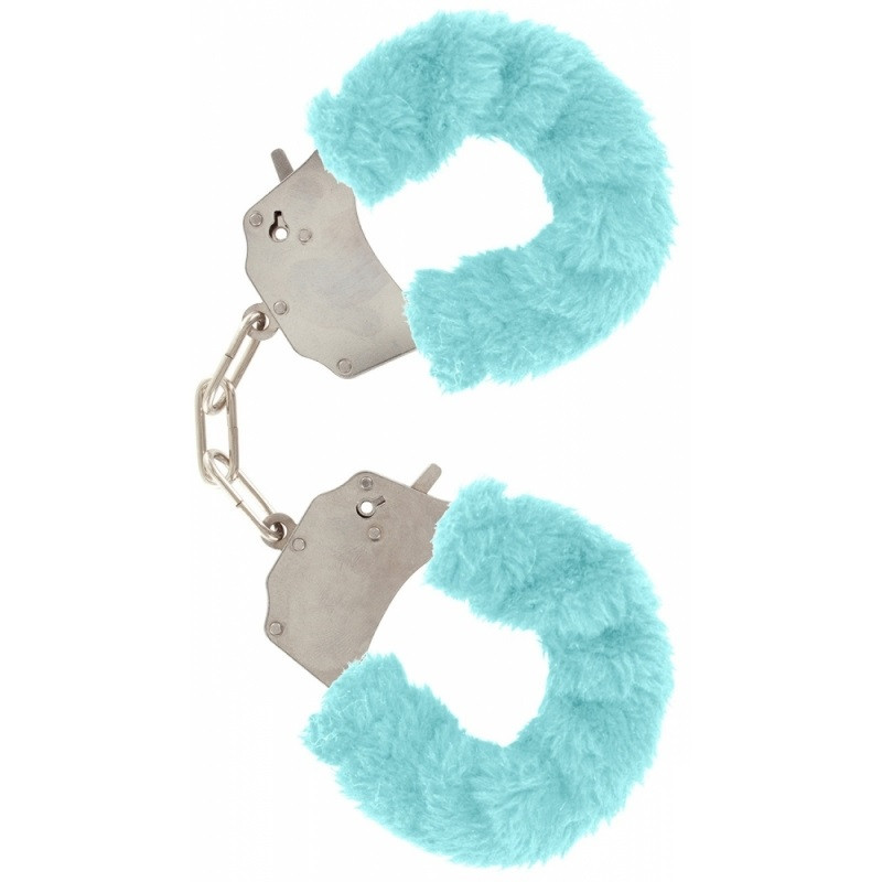 Якісні наручники Toy Joy (Гландія) Furry Fun, блакитні