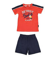 Модный комплект из 2-х от комплект "футболка + шорты"для мальчика Detroit player 132BDEM001 Италия Оранжевый
