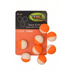 Насадка для зиг рига Texno EVA Balls white/orange 10 mm