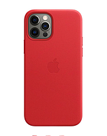 Кожаный чехол для iPhone 11 Pro Apple Leather Case (Red) Красный