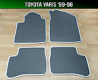 ЕВА коврики на Toyota Yaris '99-06. EVA ковры Тойота Ярис