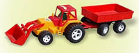 Трактор ківшпричіп 75-20-15 см кол.уп 4 шт. машинка