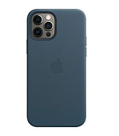 Кожаный чехол для iPhone 11 Pro Max Apple Leather Case (Midnight Blue) Темно-синий