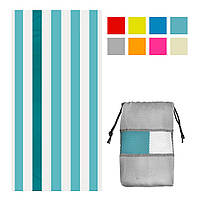 Полотенце из наномикрофибры 80x160 см Light Blue Stripe