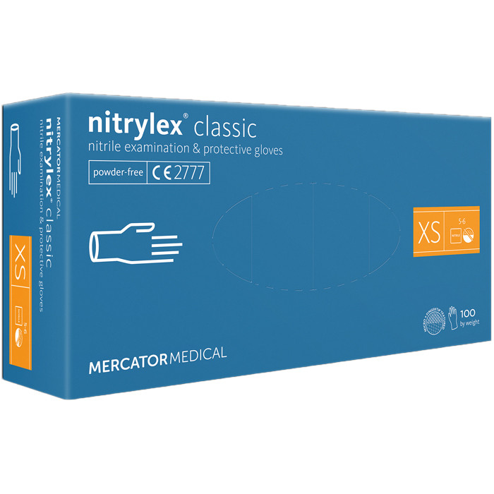 Рукавички Nitrylex Blue XS