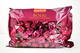 Шоколадні цукерки вишня у лікері Dolciando Boeri 1кг (Італія)