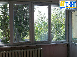 Скління балкона в чеському проекті