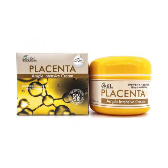 Антивіковий ампульний крем із плацентою Ekel Placenta Ample Intensive Cream, 100 г