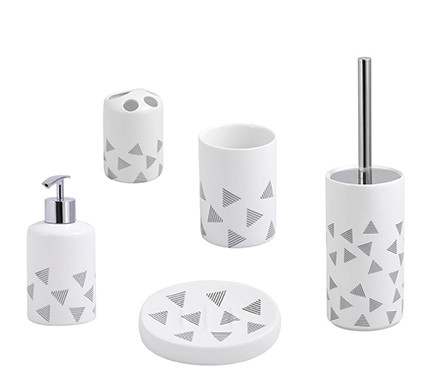 Комплект аксесуарів для ванної кімнати VALENTINO, 5 ел.
