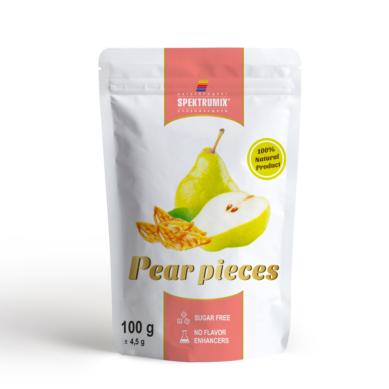 Скибочки грушеві сушені Pear Pieces, 100 г, фото 1