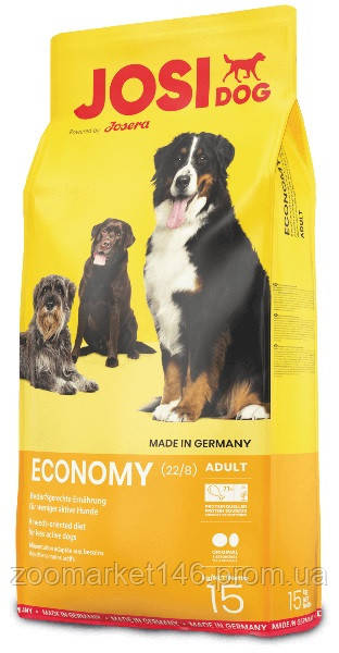Сухий корм JosiDog Economy, 15 кг