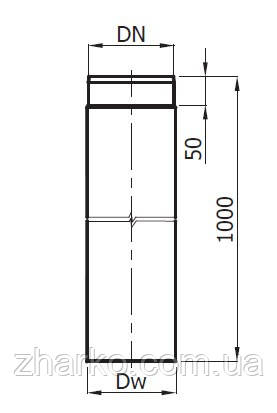 Труба Д150, 1000мм - фото 2 - id-p242910950