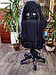 КРЕСЛО ГЕЙМЕРСКЕ ПРОФЕСІОНАЛЬНЕ VECOTTI GT ЧОРНО-СІНЕЄ, НОВИНКА 2021, фото 2