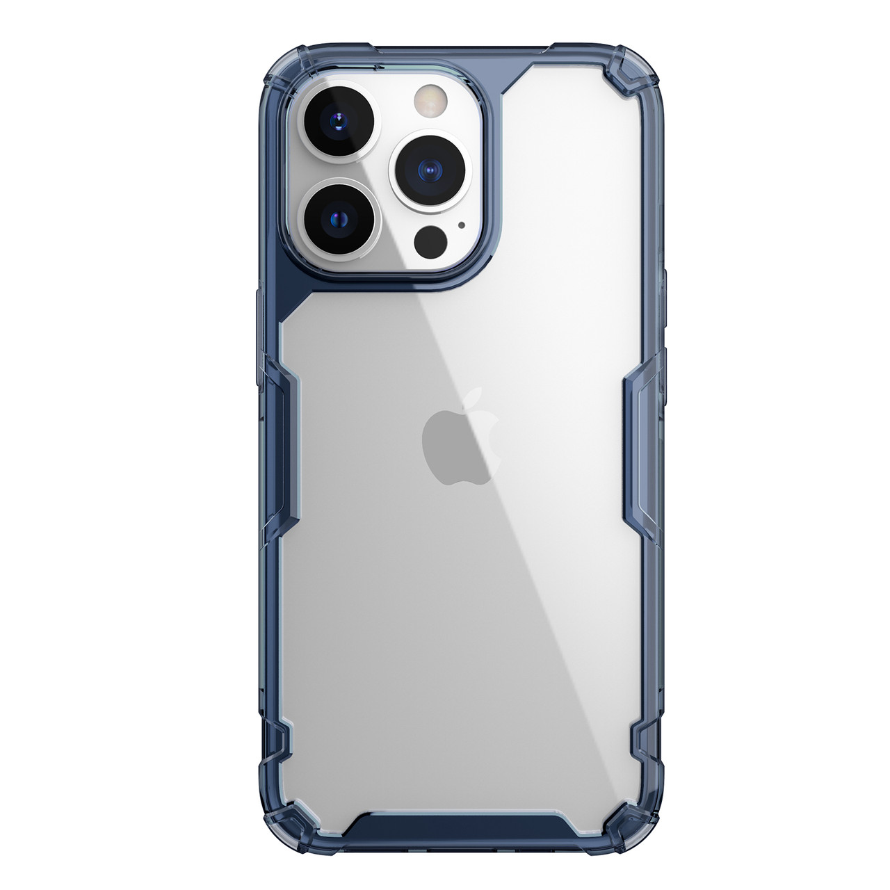 Захисний чохол Nillkin для iPhone 13 Pro (Nature TPU Pro Case) Blue Прозорий Чохол, фото 1