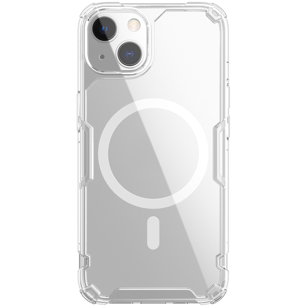 Магнітний чохол Nillkin для iPhone 13 (Nature TPU Pro Case) White Захисний Прозорий Чохол