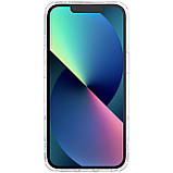 Магнітний чохол Nillkin для iPhone 13 (Nature TPU Pro Case) White Захисний Прозорий Чохол, фото 3