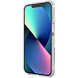 Магнітний чохол Nillkin для iPhone 13 (Nature TPU Pro Case) White Захисний Прозорий Чохол, фото 5