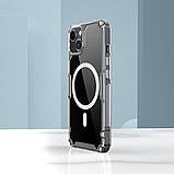 Магнітний чохол Nillkin для iPhone 13 (Nature TPU Pro Case) White Захисний Прозорий Чохол, фото 8