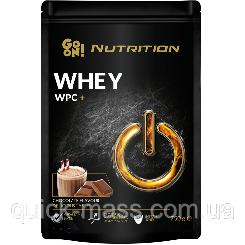 Протеїн ізолят з низьким вмістом цукру Go On Whey WPC+ISO 750 g