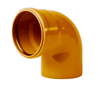 Коліно каналізаційне Інтерпласт 110 /30° (зовнішня)