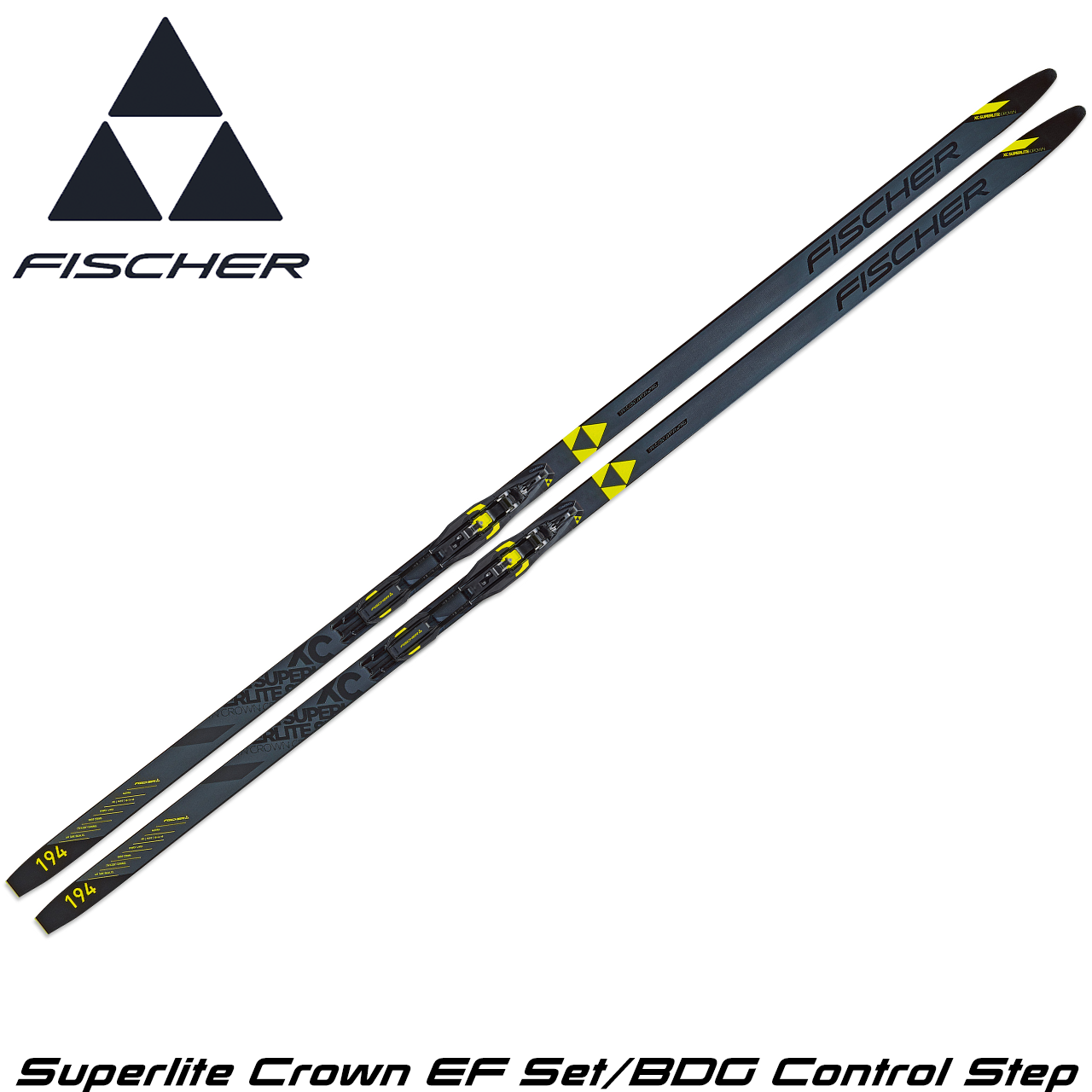 Бігові лижі для дорослих FISCHER Superlite Crown EF Set/BDG Control Step