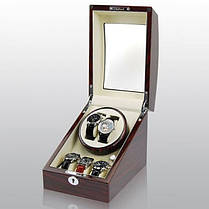 Шкатулка для підзаводу годинників, тайммувер для 2-х годинників Rothenschild 3024EW-F-5, фото 3