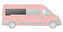 Бокове скло Peugeot Boxer (2006-) Заднє салонне Праве на Середню базу (Пежо Боксер)