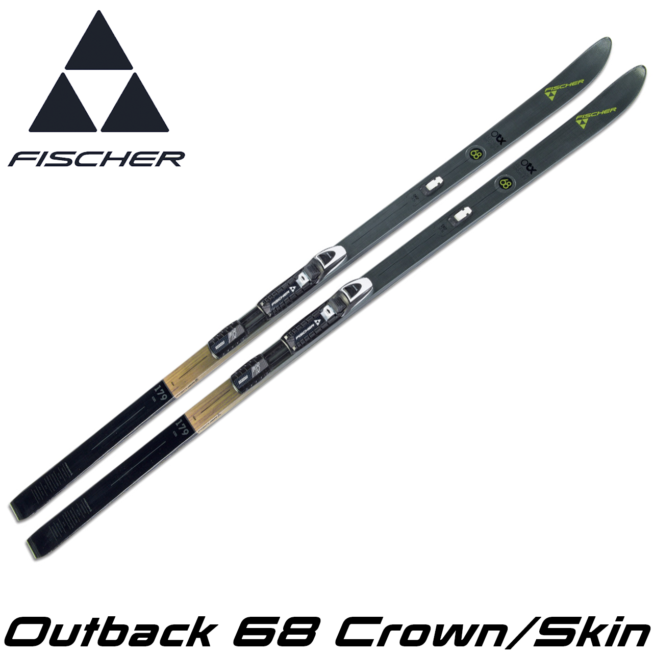 Бігові лижі для дорослих FISCHER Outback 68 Crown/Skin