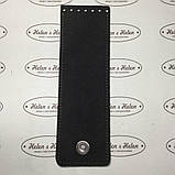 Вузький клапан для в'язаного сумки . Колір "Смарагдовий", фото 2