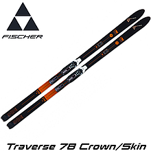 Бігові лижі для дорослих FISCHER Traverse 78 Crown/Skin