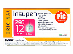 Універсальні голки для шприц-ручки INSUPEN 29G х 12мм