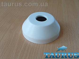 Білий високий декоративний фланець Конус ThermoPulse White D78 мм х висота 30 мм, внутрішній 1/2" d20 мм