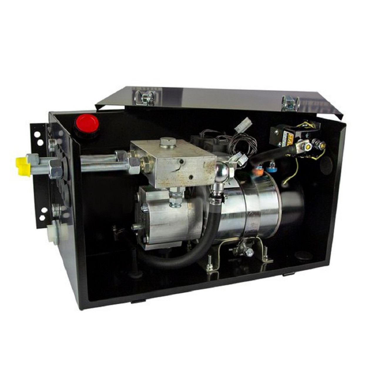 Гідростанція HACO 2КВТ, 12В + 2X 3/2 з подвійним запобіжним клапаном, фото 1