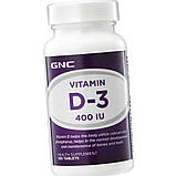 Вітамін Д GNC Vitamin D-3 400 iu 100 таблеток, фото 4