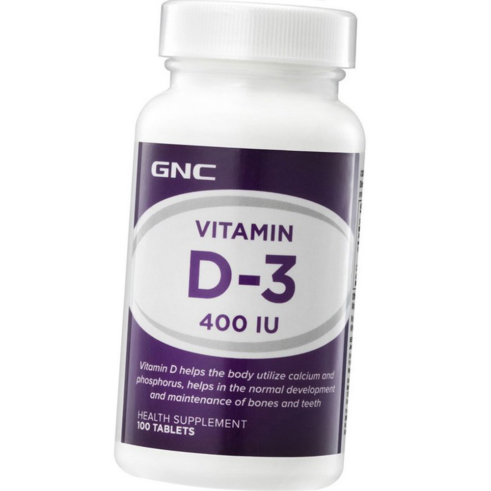 Вітамін Д GNC Vitamin D-3 400 iu 100 таблеток