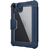 Захисний чохол Nillkin для Apple iPad mini 6 2021 (Bumper Leather Case Pro) Blue, фото 4