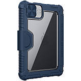 Захисний чохол Nillkin для Apple iPad mini 6 2021 (Bumper Leather Case Pro) Blue, фото 6
