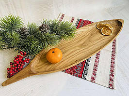 Дошка-човник КерамКлуб дубова 55*15*3 см
