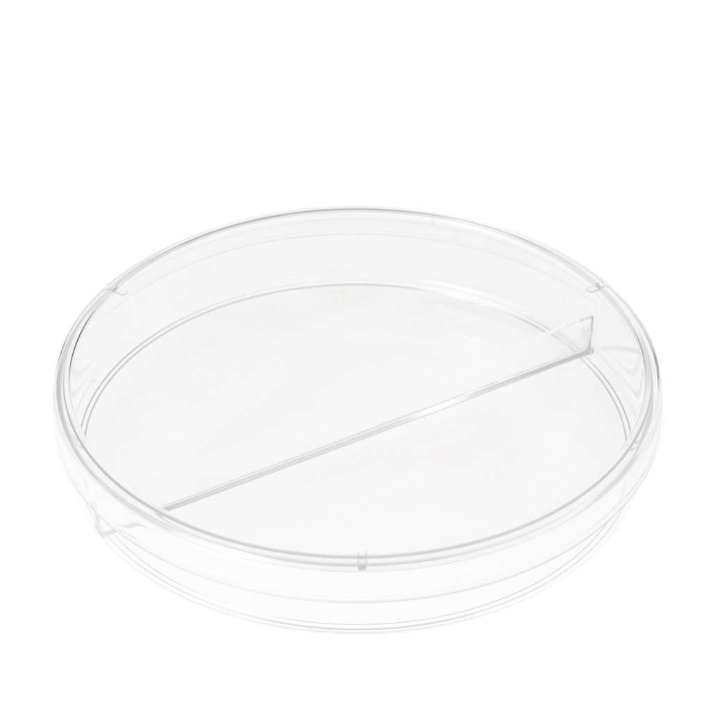 Чашка Петрі 90 мм двосекційна, з вентиляцією, стерильна (10 шт/уп)