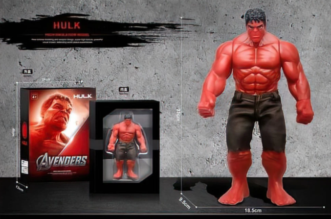 Фігурка Червоний Халк (висота 33 см) Величезний АВС