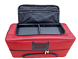 Кейс валізу для візажиста червоний, фото 2