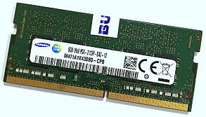 Оперативна пам'ять для ноутбука Samsung SODIMM DDR4 8Gb 2133MHz PC4-1700 1Rx8 CL15 (M471A1K43BB0-CPB) Б/В