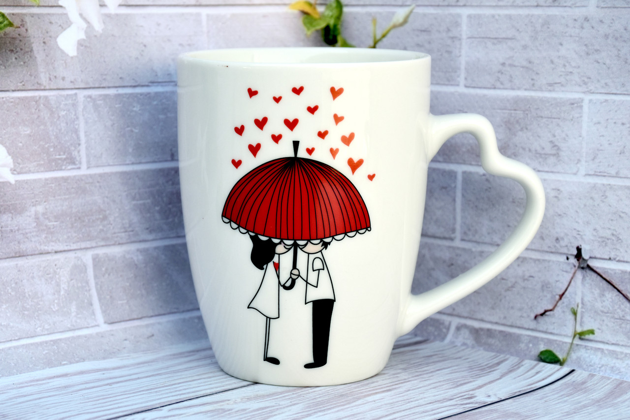 Чашка 'Первая любовь' 340мл (под зонтом) - фото 1 - id-p1539613703
