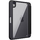 Захисний чохол Nillkin для Apple iPad mini 6 2021 (Bevel Leather Case) Black Черний, фото 6