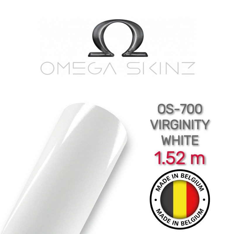Omega Skinz OS-700 Virginity White — Біла глянсова плівка 1.524 м