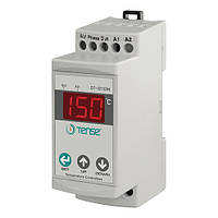 Терморегулятор на DIN рейку электронный термостат двухуровненвый двухканальный от -30 до +150 градусов