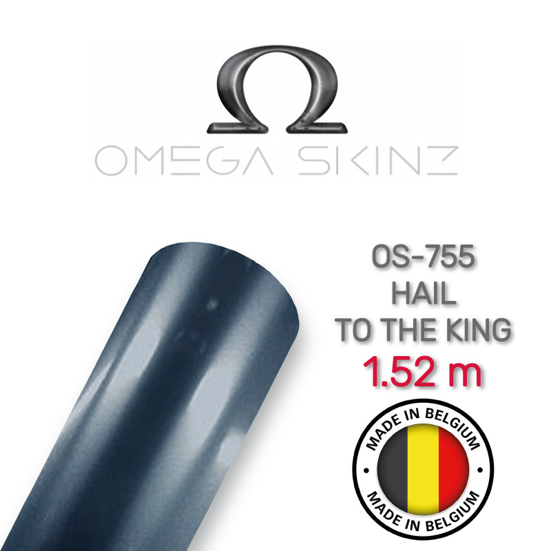 Omega Skinz OS-755 Hail To The King — Темно-синя глянсова металік плівка 1.524 м