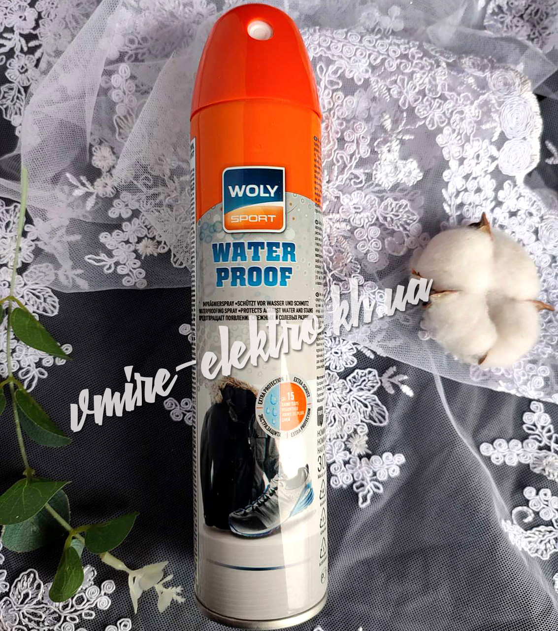 Просочення водовідштовхувальне для взуття та одягу Water Proof Woly Sport 300 мл