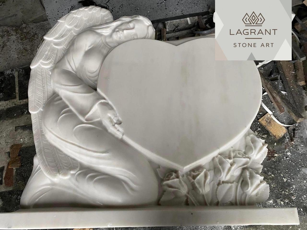 Памятник ангел из греческого мрамора CIVIC - фото 1 - id-p1539650686
